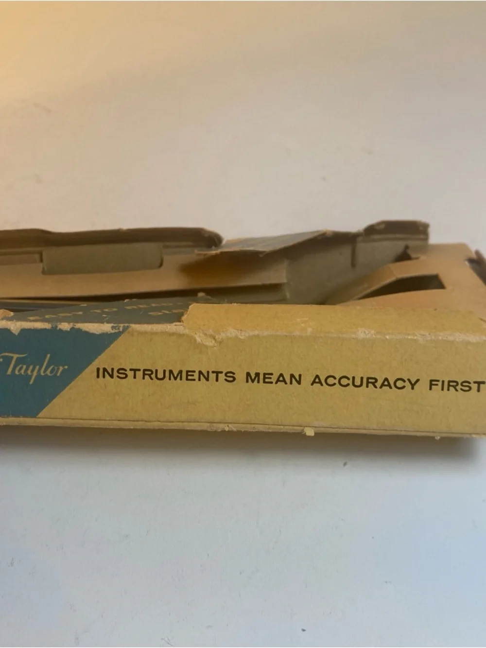 Vintage Taylor Candy & Jelly Thermometer With Original Box